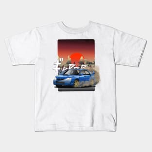 Subaru WRX Rally Kids T-Shirt